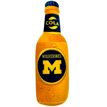 Michigan Wolverines- Plush Bottle Toy